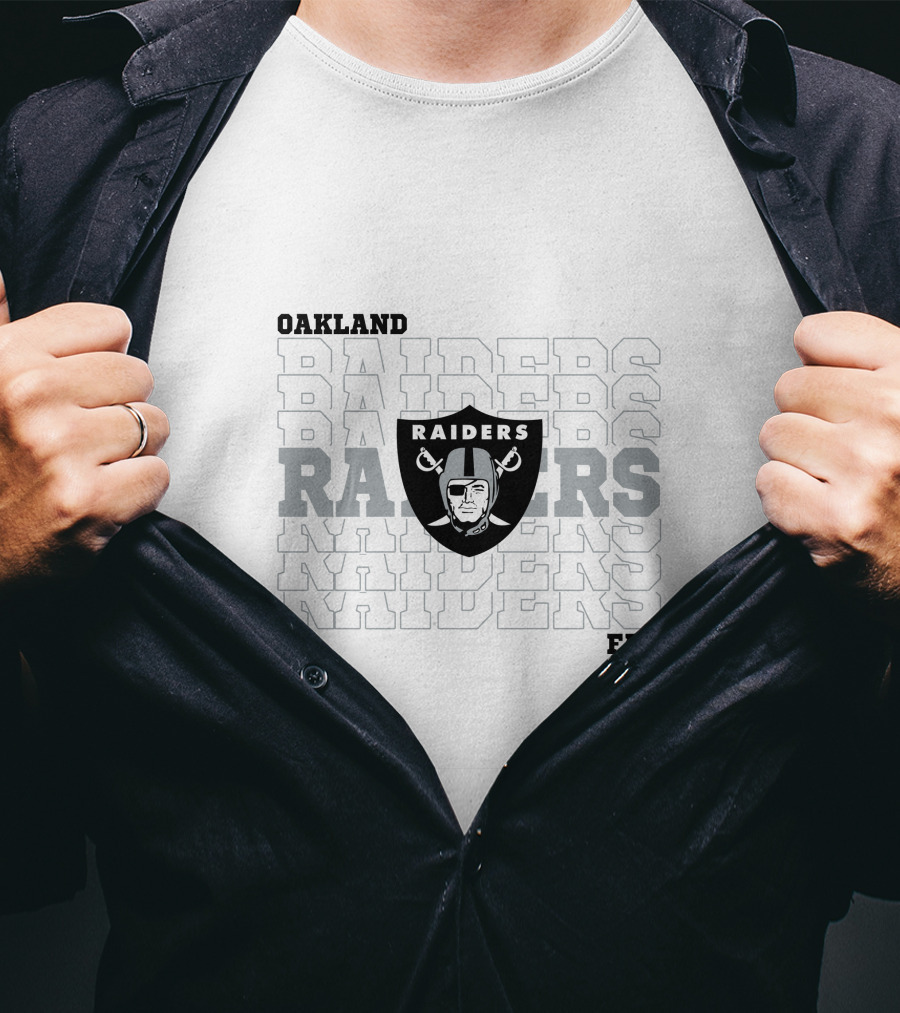 Oakland Raiders Fan RAIDERS RAIDERS RAIDERS T-Shirt