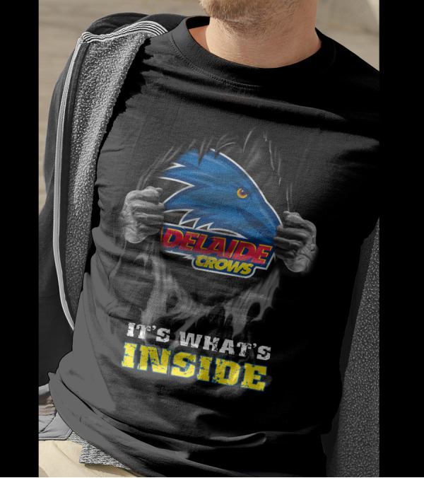 It's What's Inside Adelaide Crows Logo Burst T-Shirt