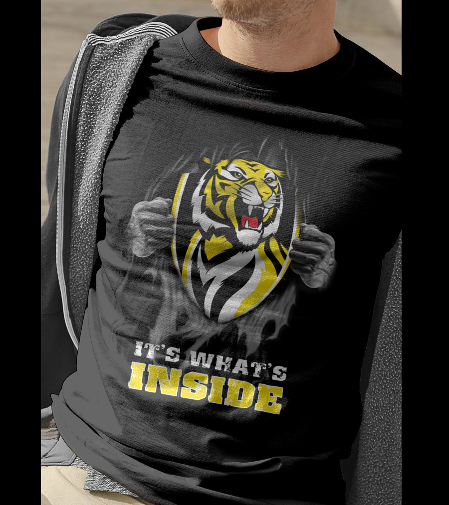 It's What's Inside Richmond Tigers Logo Peeling Effect T-Shirt