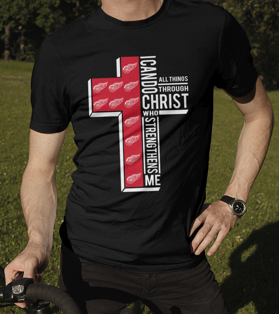 I Can Do All Things Through Christ Red Wings T-Shirt