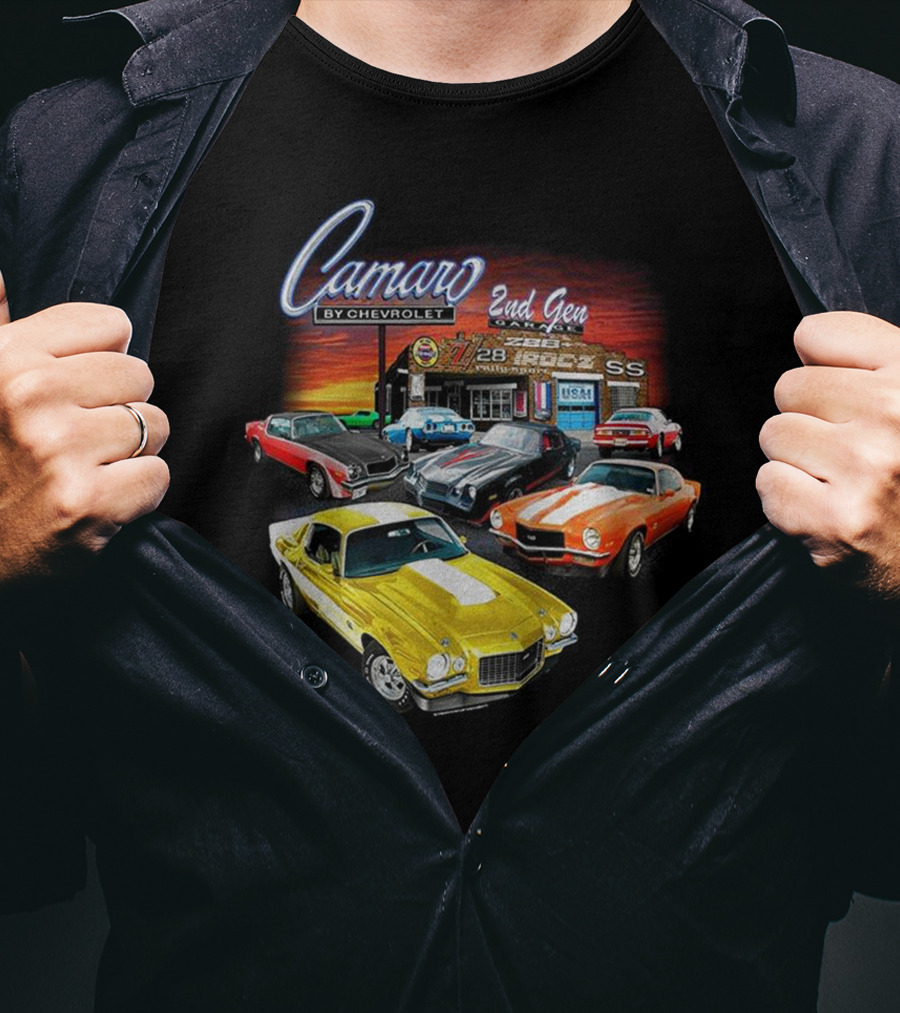 Camaro By Chevrolet 2nd Gen Garage Z28 SS T-Shirt