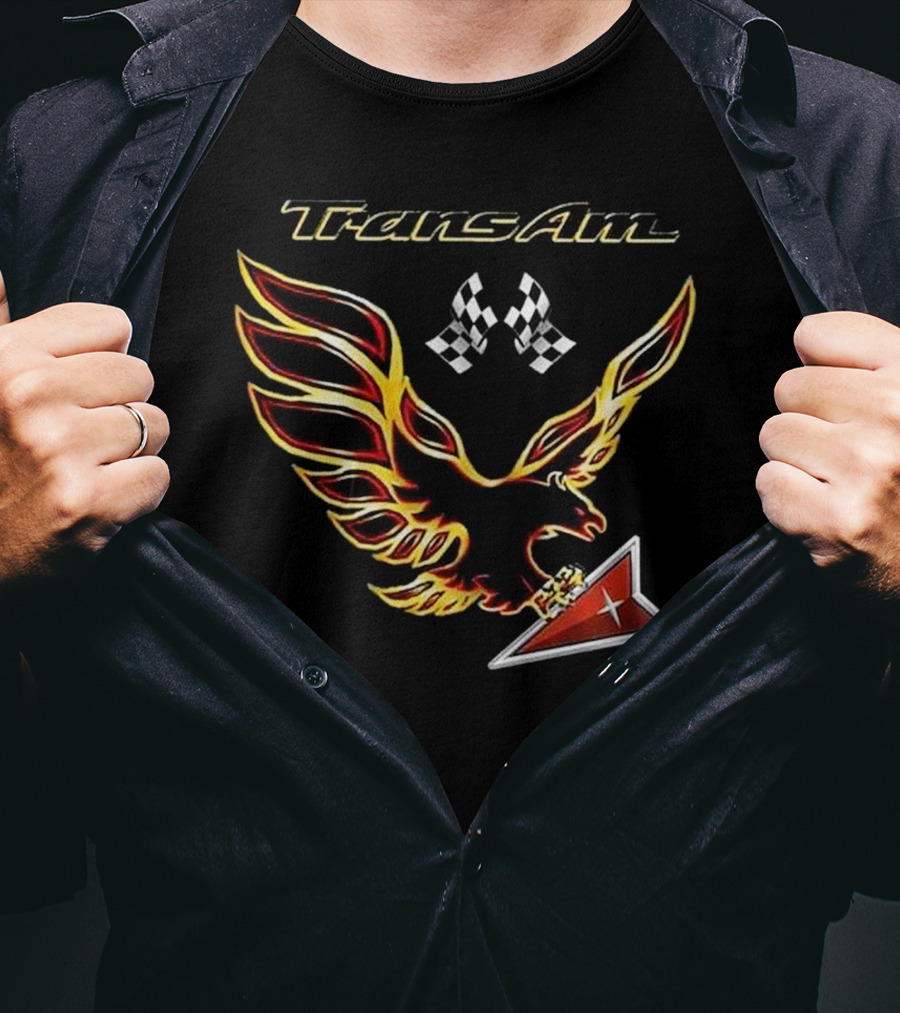 Trans Am Firebird Racing Checkered Flags T-Shirt