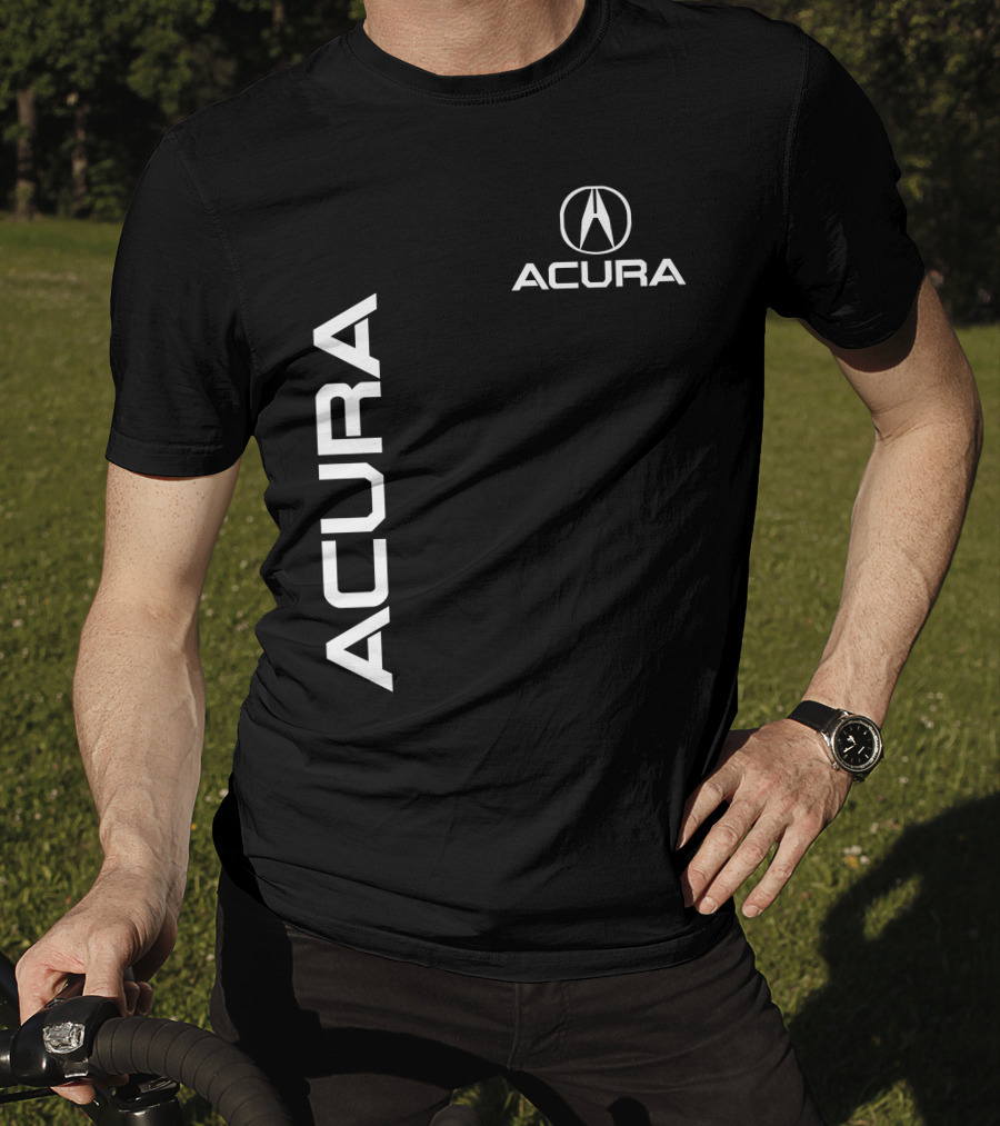 ACURA Acura Emblem Vertical And Horizontal Branding T-Shirt