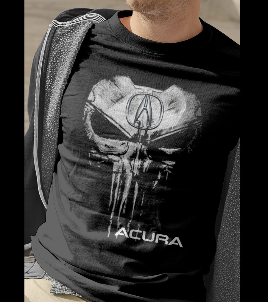 ACURA PUNISHER Skull Logo Fusion T-Shirt