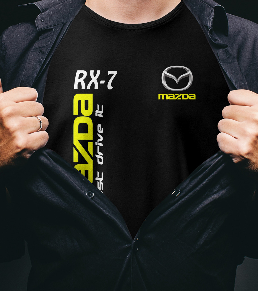 Mazda RX-7 Just Drive It T-Shirt
