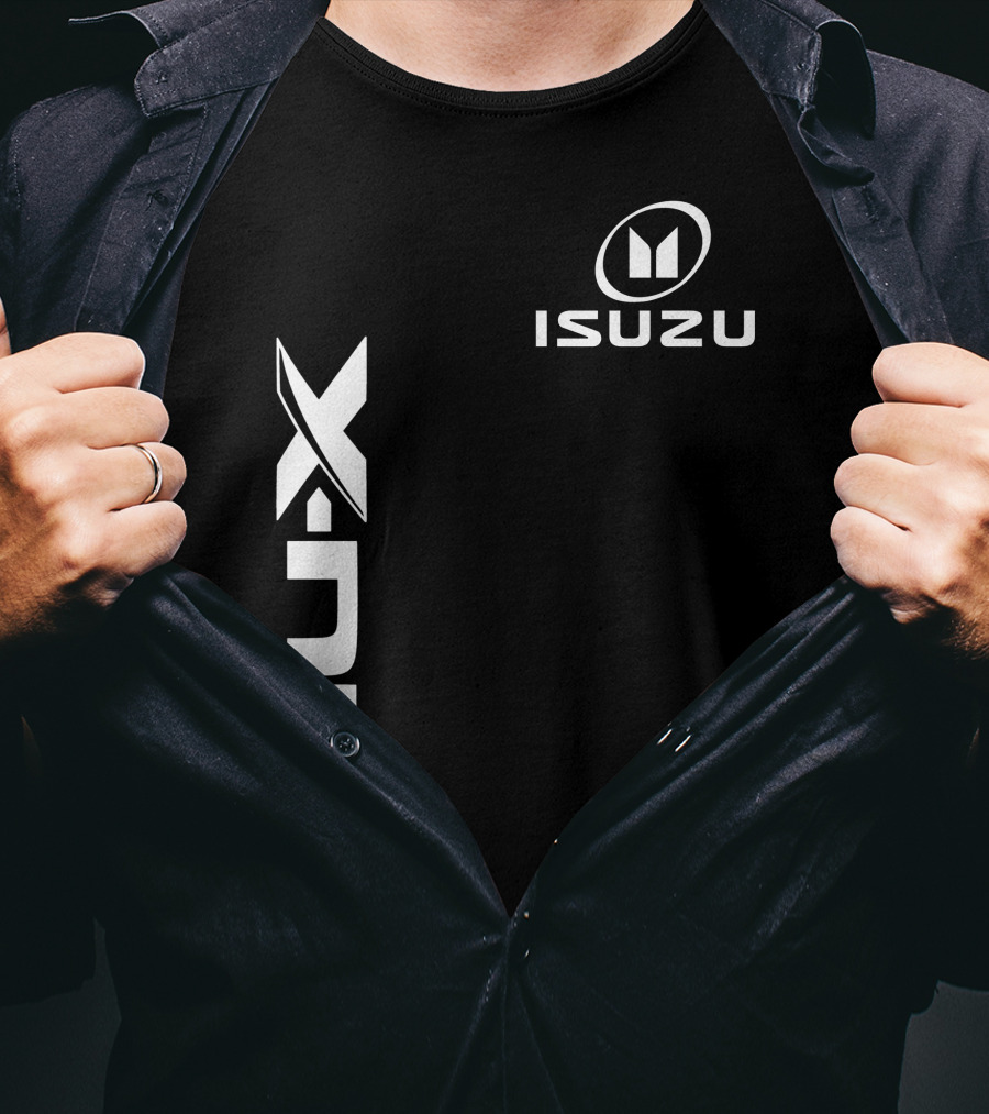 ISUZU MU-X Vertical Logo With Iconic T-Shirt