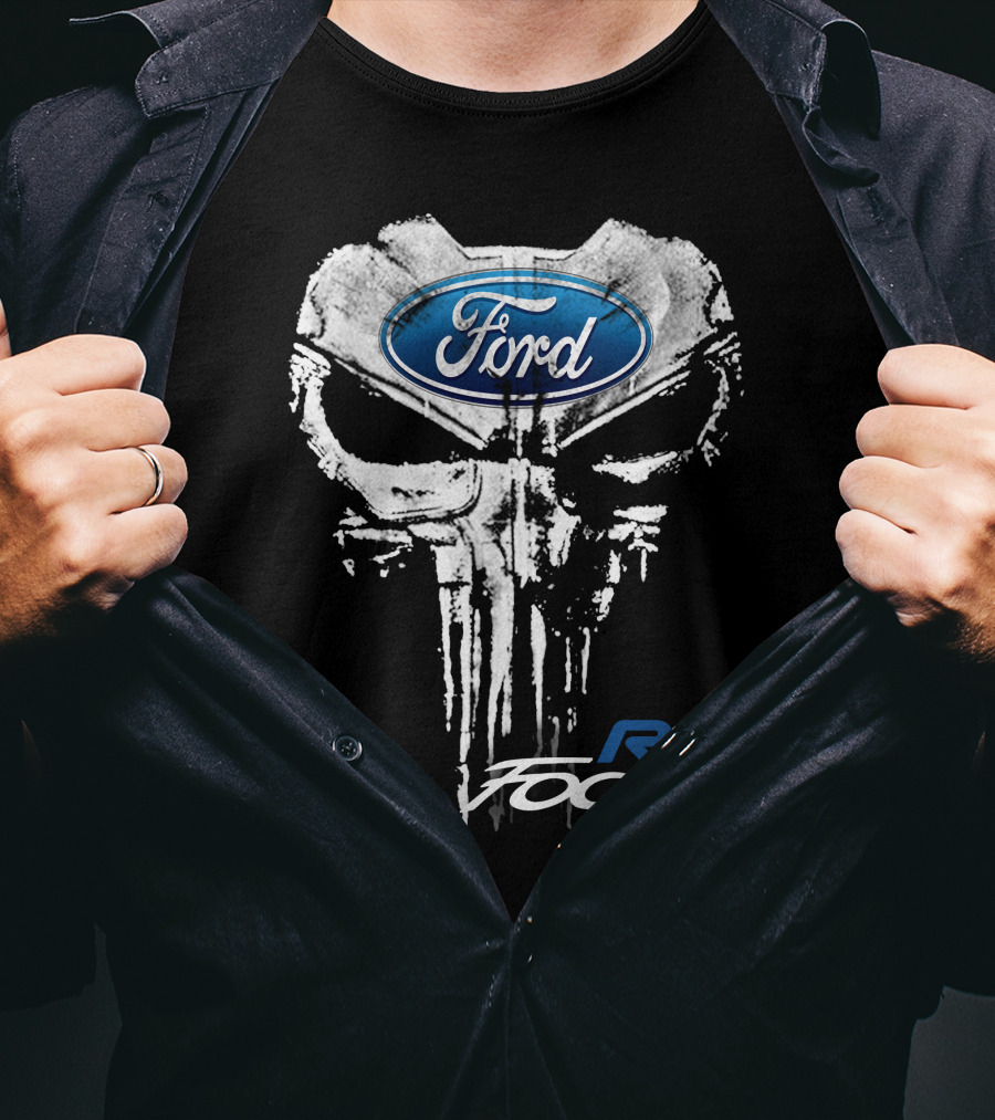 Ford Focus RS Punisher Skull T-Shirt
