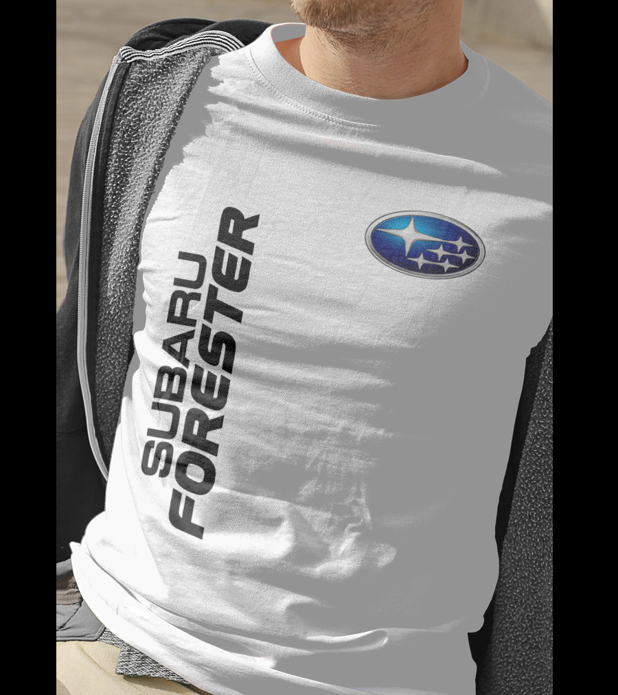 SUBARU FORESTER Logo Oval Badge T-Shirt