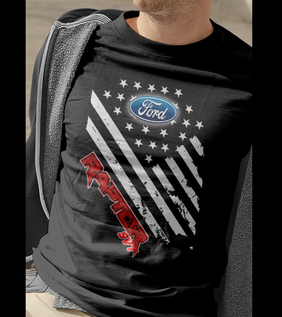 Ford Raptor SVT American Flag T-Shirt