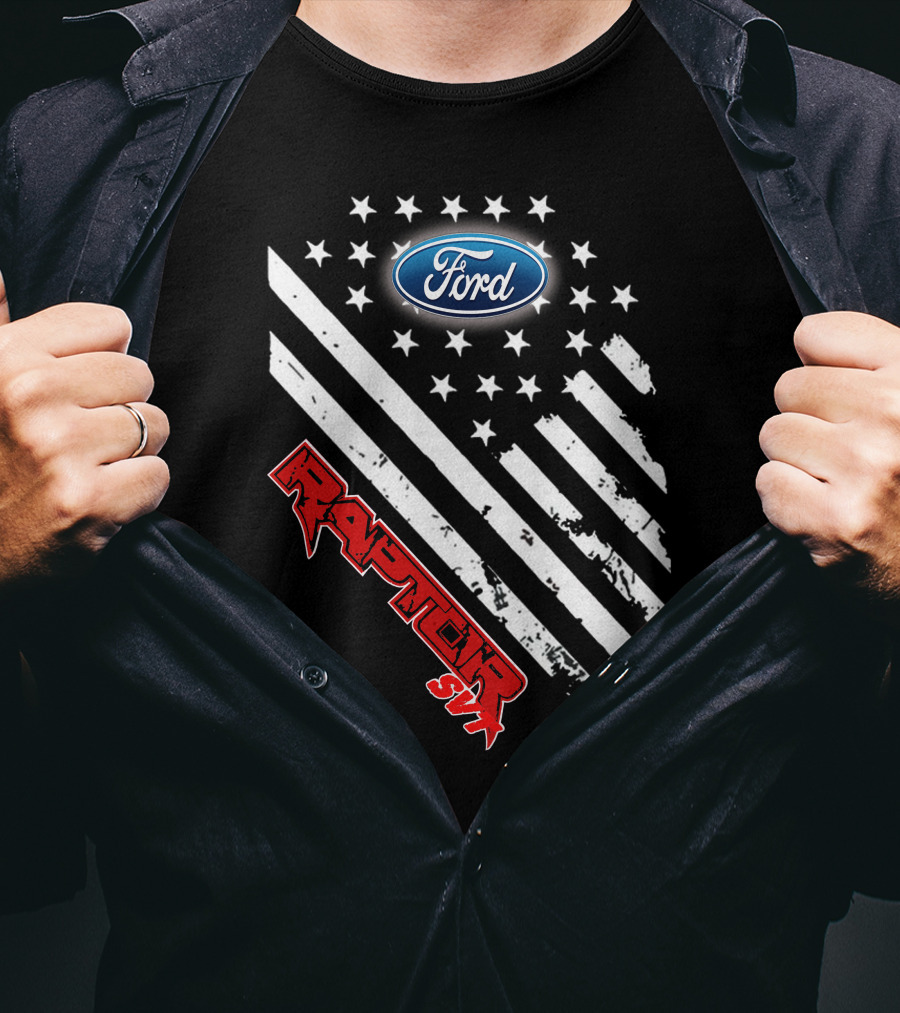 Ford Raptor SVT American Flag T-Shirt