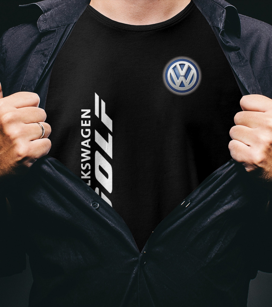 Volkswagen Golf Classic Logo Automotive T-Shirt