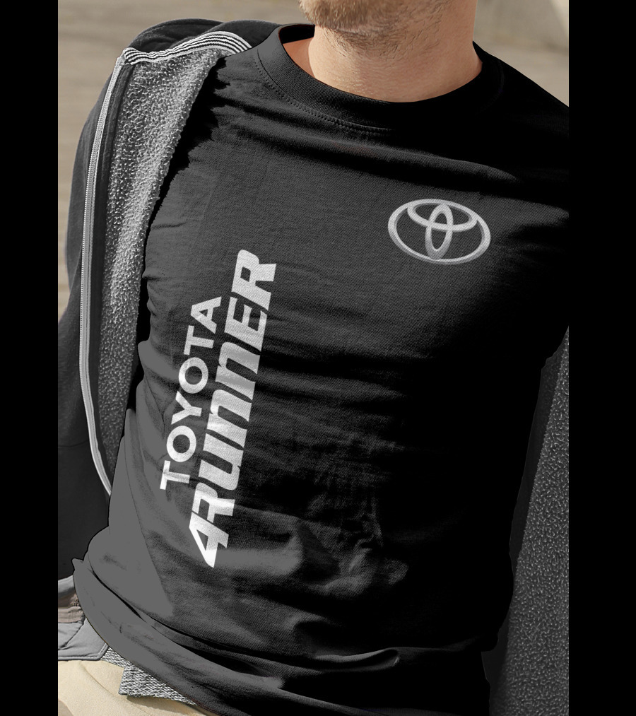 TOYOTA 4RUNNER Vertical Text With Toyota T-Shirt