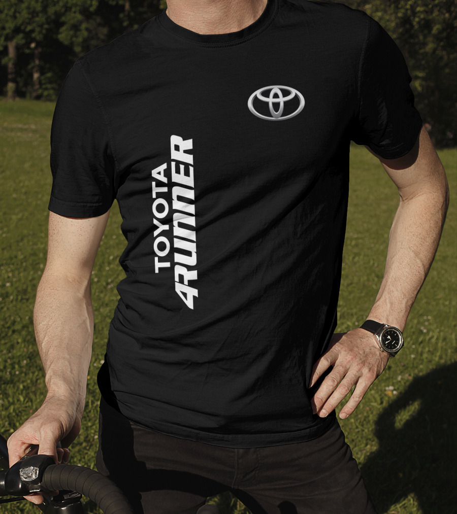 TOYOTA 4RUNNER Vertical Text With Toyota T-Shirt