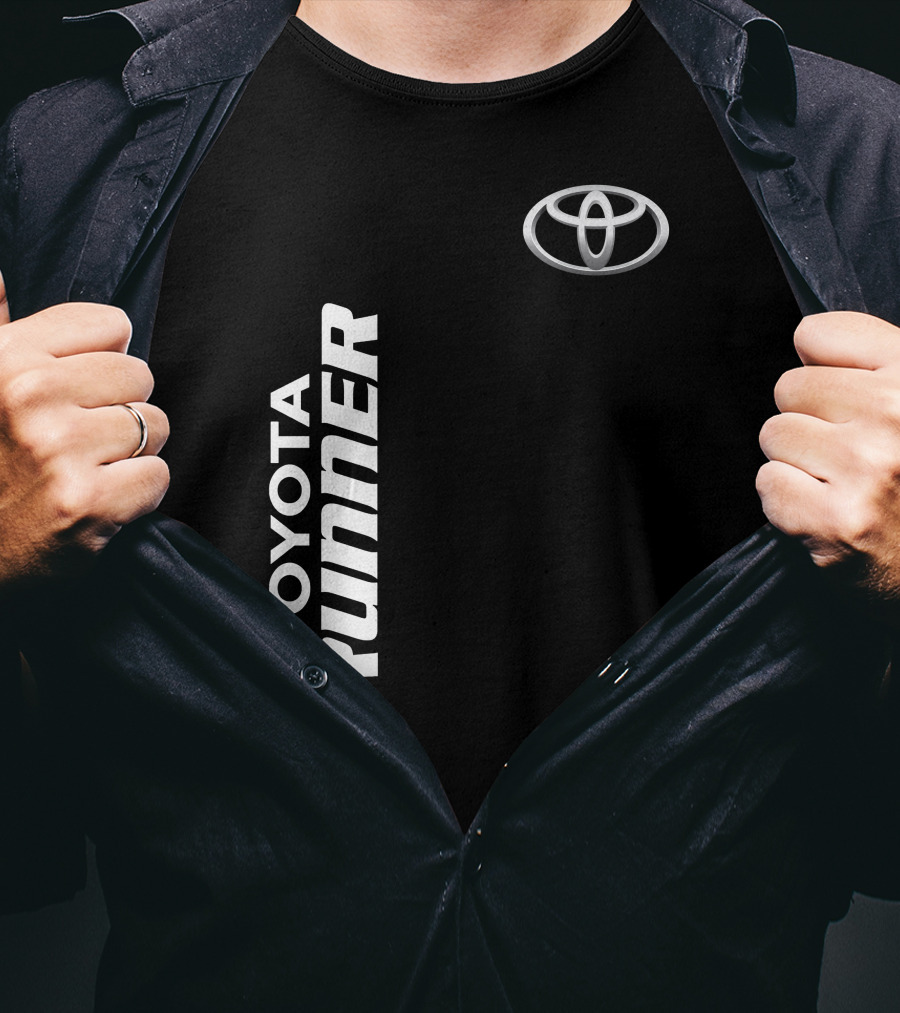 TOYOTA 4RUNNER Vertical Text With Toyota T-Shirt