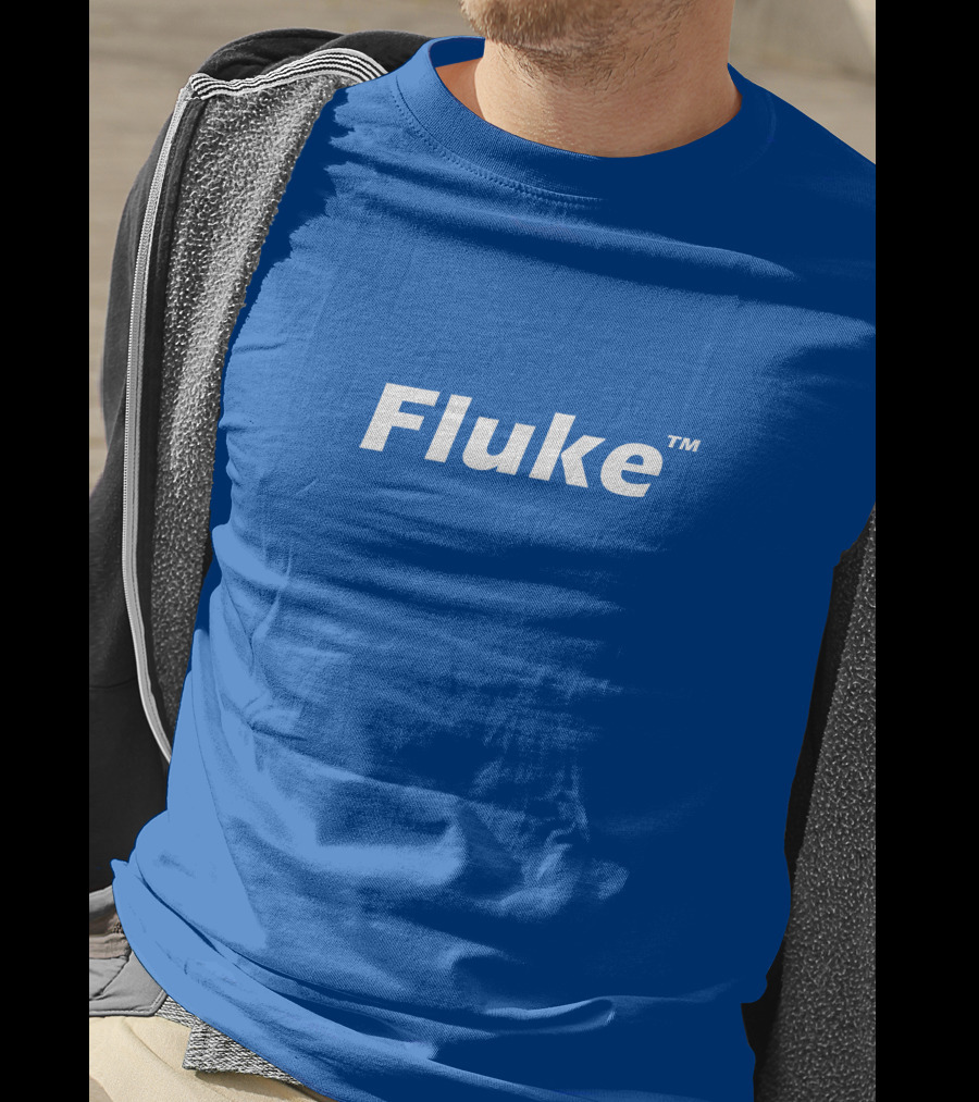 Fluke Volvo1 Blue Background T-Shirt
