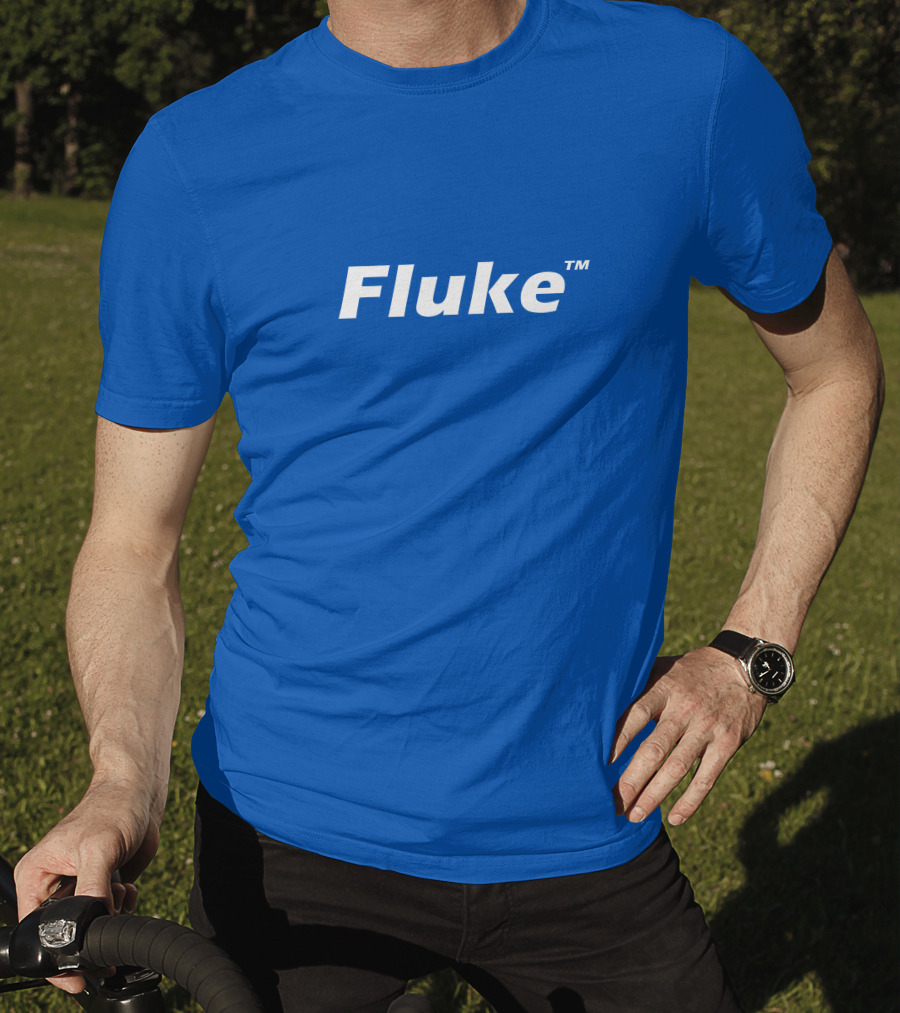 Fluke Volvo1 Blue Background T-Shirt