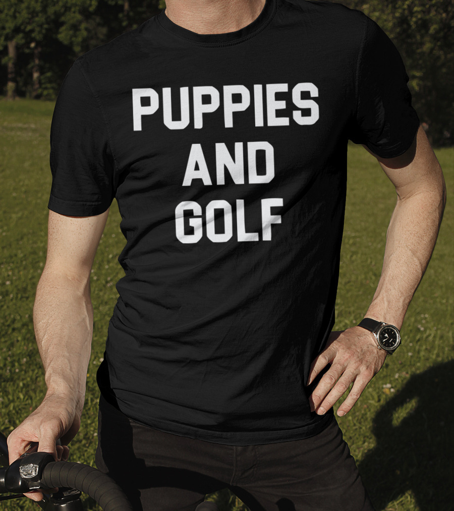 Puppies And Golf T-Shirt