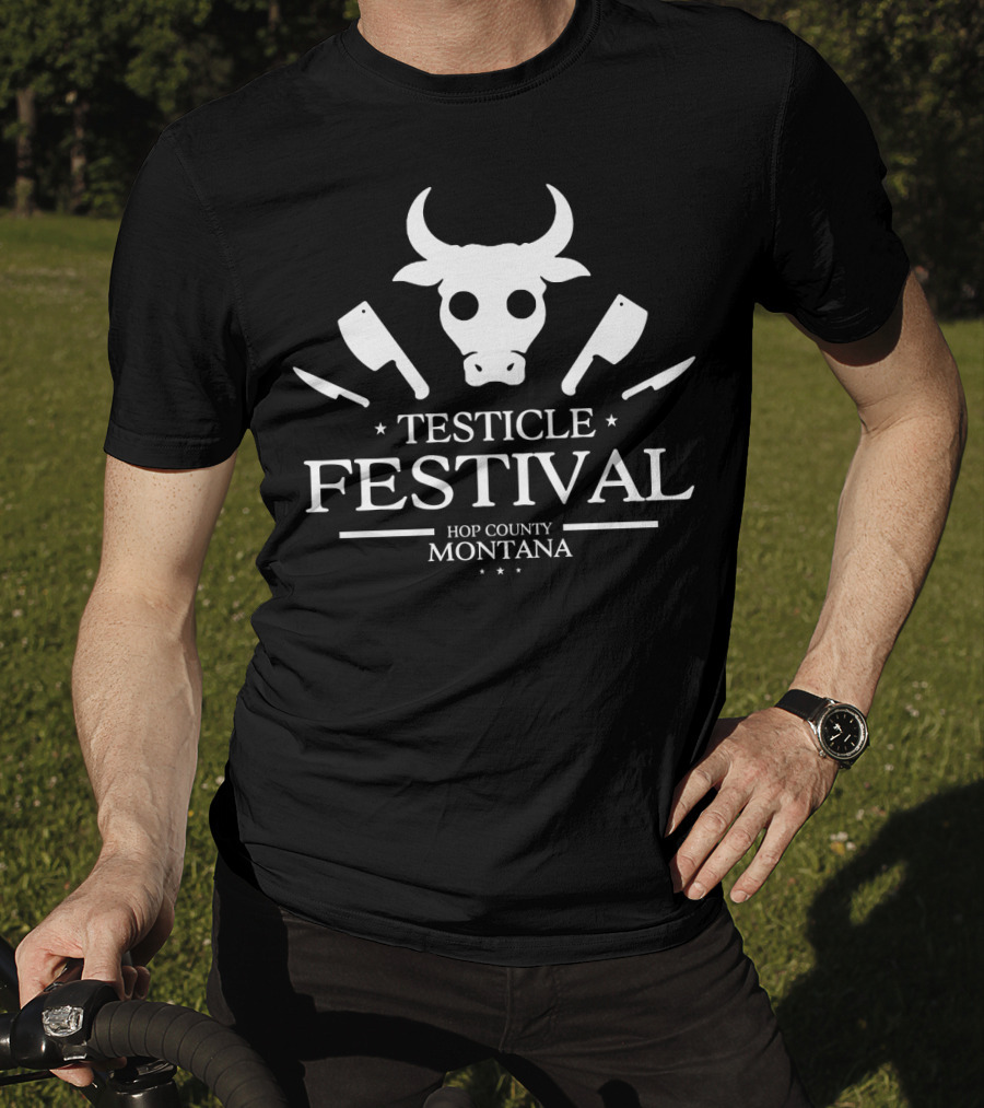 Testicle Festival Hop County Montana T-Shirt