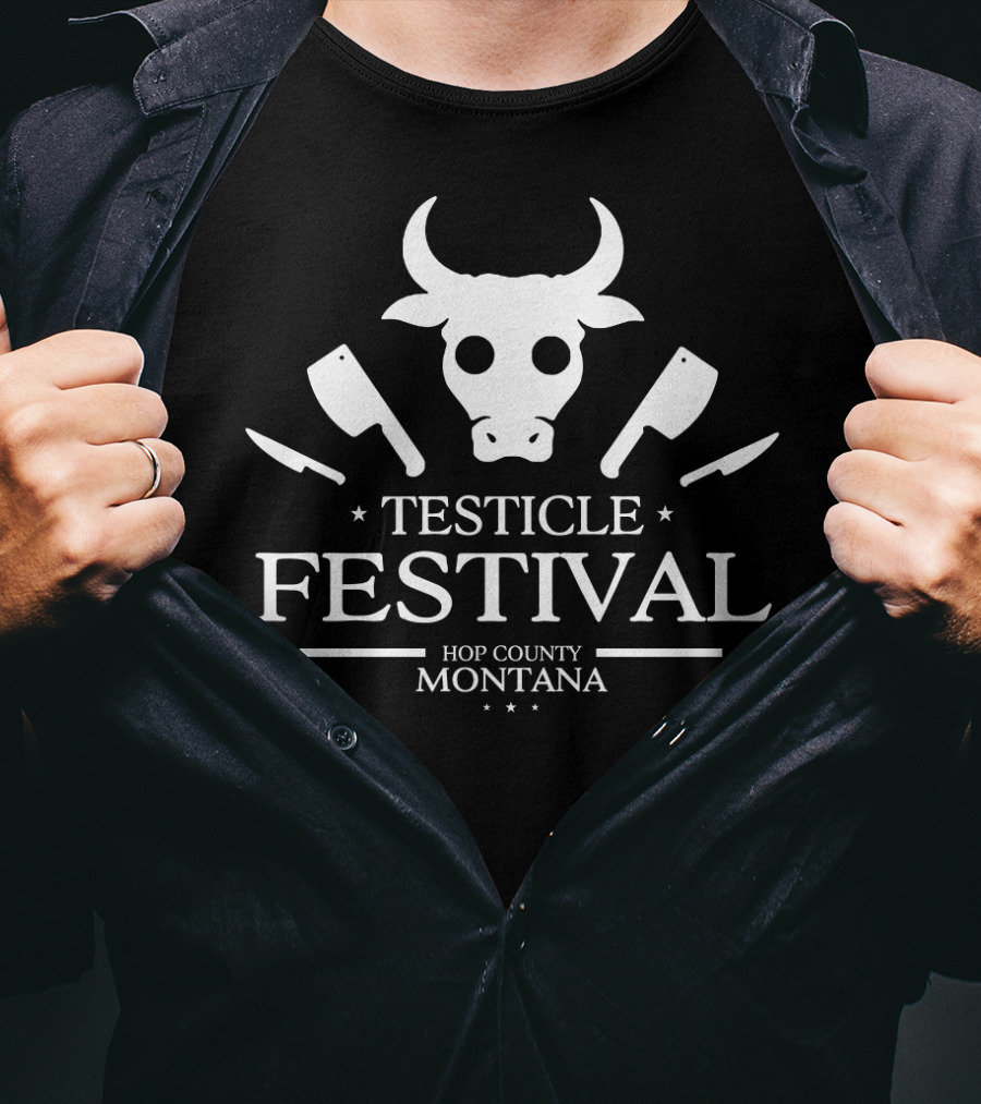 Testicle Festival Hop County Montana T-Shirt