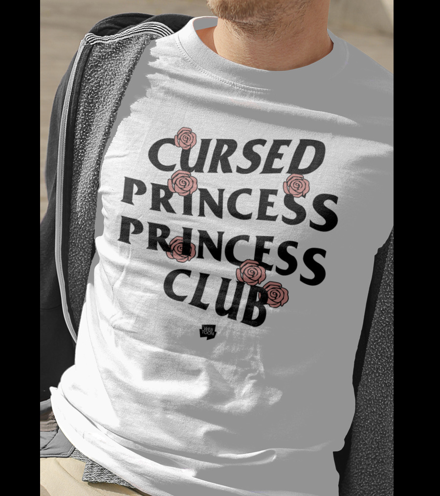 Cursed Princess Club Webtoon Merchandise Roses T-Shirt