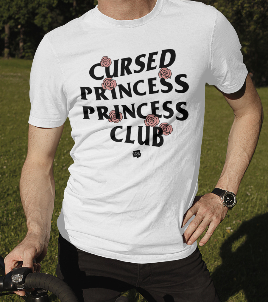 Cursed Princess Club Webtoon Merchandise Roses T-Shirt