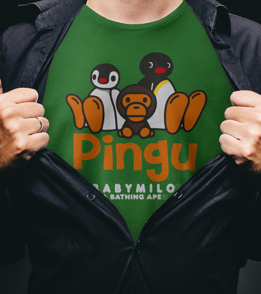 Pingu Baby Milo A Bathing Ape Collaboration T-Shirt