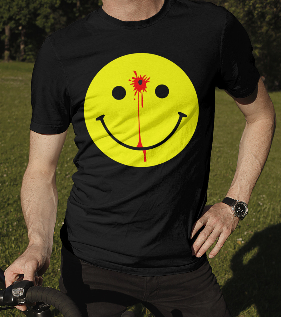 Have A Nice Day Smiley Face Blood Splatter T-Shirt