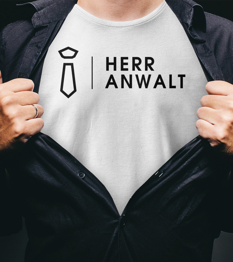 Herr Anwalt Tie T-Shirt