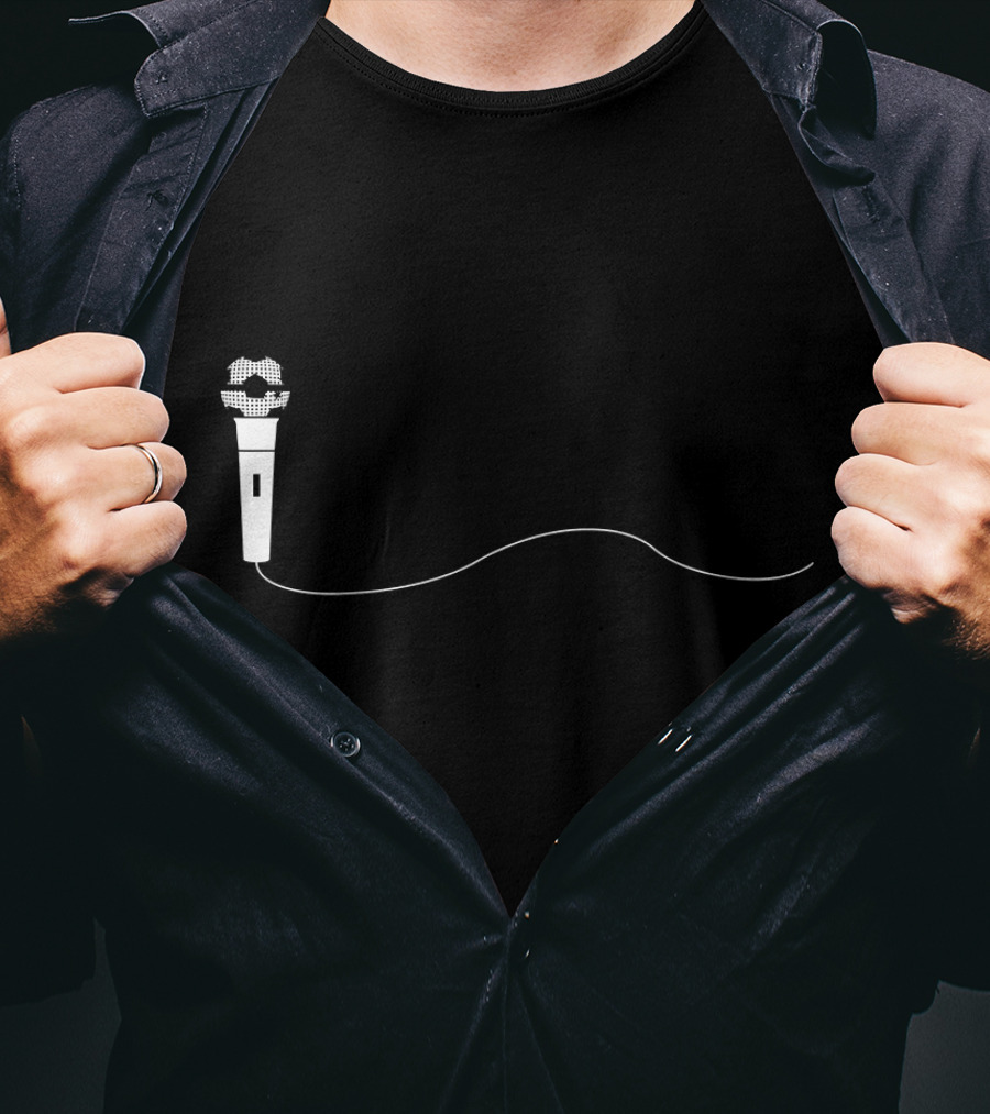 DonP By Kolchr Microphone Soccer Ball T-Shirt