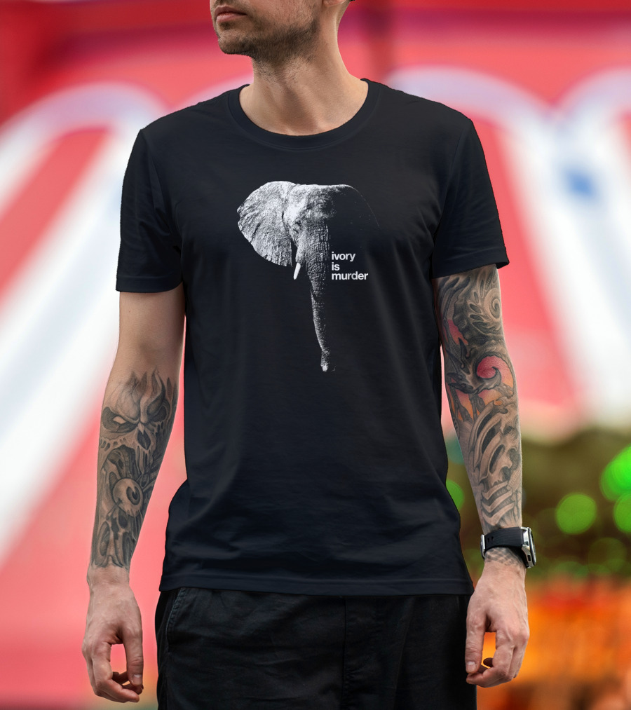 Ivory Is Murder Save The Elephant T-Shirt