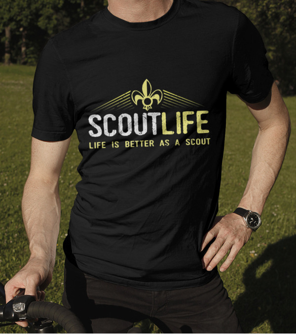 Scout Life Life Is Better As A Scout Fleur-de-Lis T-Shirt