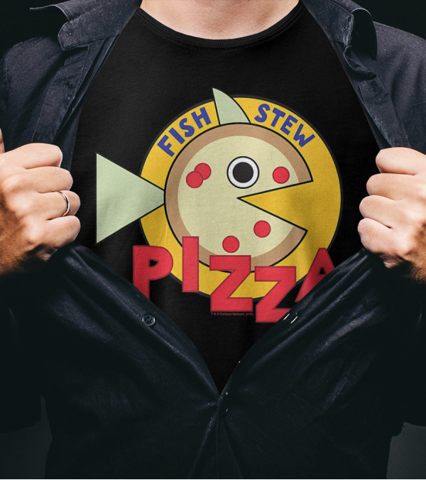 Steven Universe Fish Stew Pizza Logo Iconic Cartoon Network T-Shirt