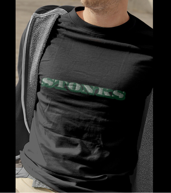 Stonks Trader Meme Funny Finance Textured Green Letters T-Shirt