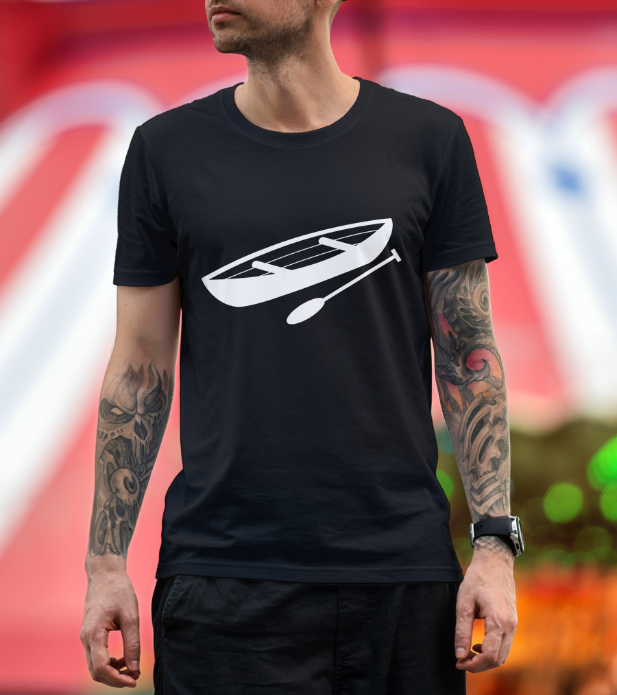 Canoeing Kayaking Canoe Paddle Boat T-Shirt
