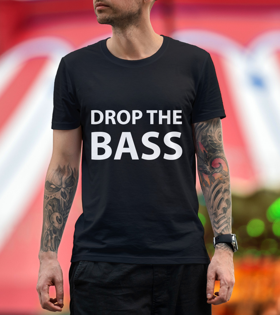 Drop the Bass for Loud EDM Grimey Dubst T-Shirt
