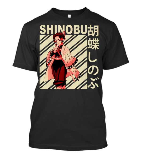 SHINOBU Kimetsu No Yaiba Demon Slayer Character T-Shirt