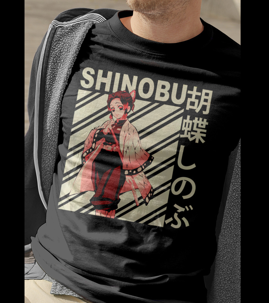 SHINOBU Kimetsu No Yaiba Demon Slayer Character T-Shirt