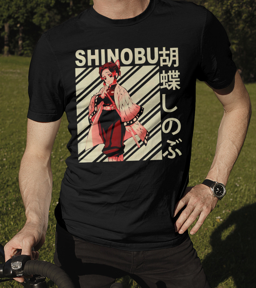 SHINOBU Kimetsu No Yaiba Demon Slayer Character T-Shirt
