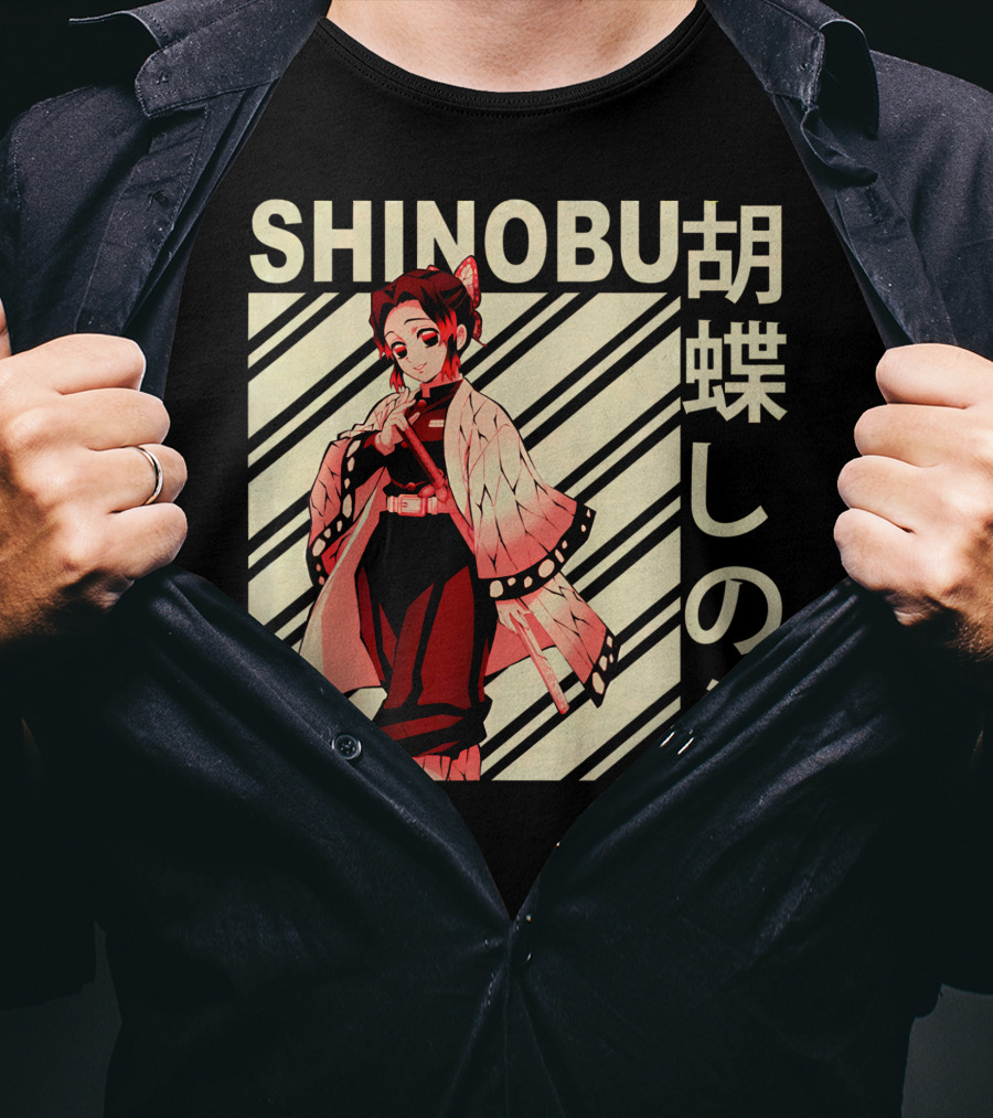SHINOBU Kimetsu No Yaiba Demon Slayer Character T-Shirt