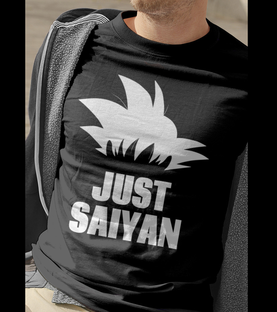 Just Saiyan Dragon Ball Z Super Saiyan Hair T-Shirt