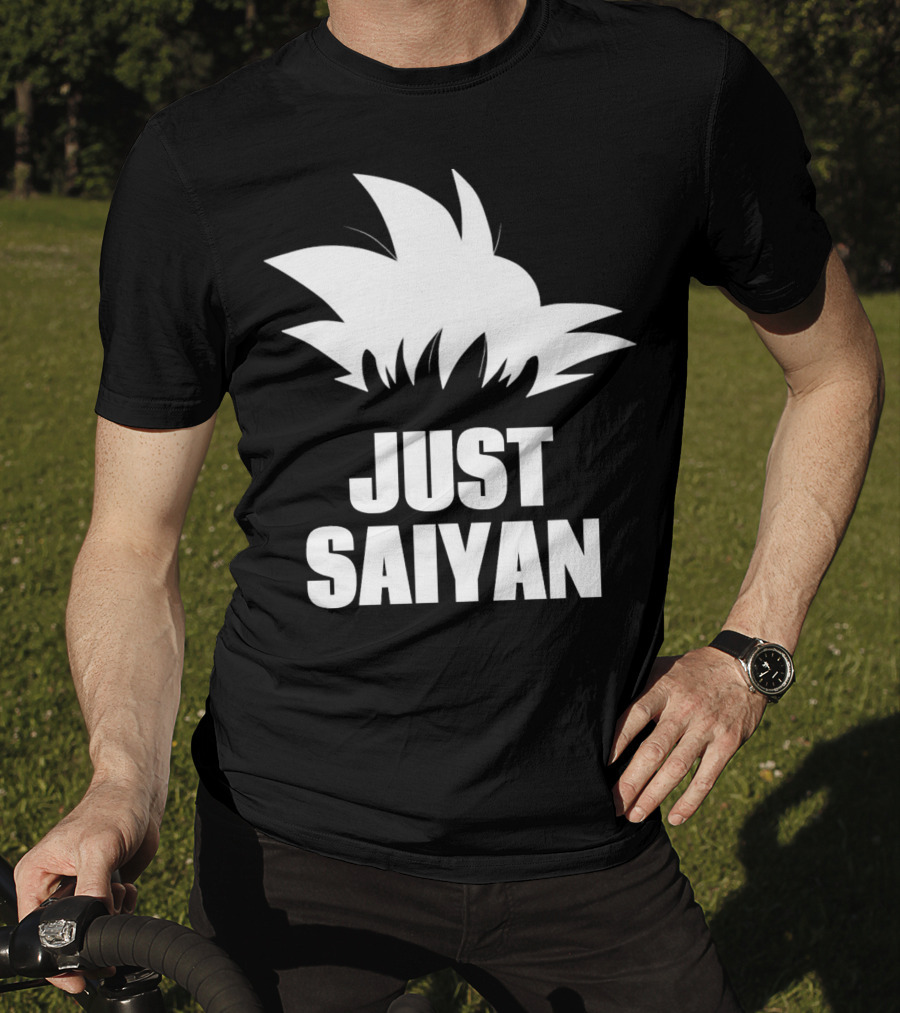 Just Saiyan Dragon Ball Z Super Saiyan Hair T-Shirt