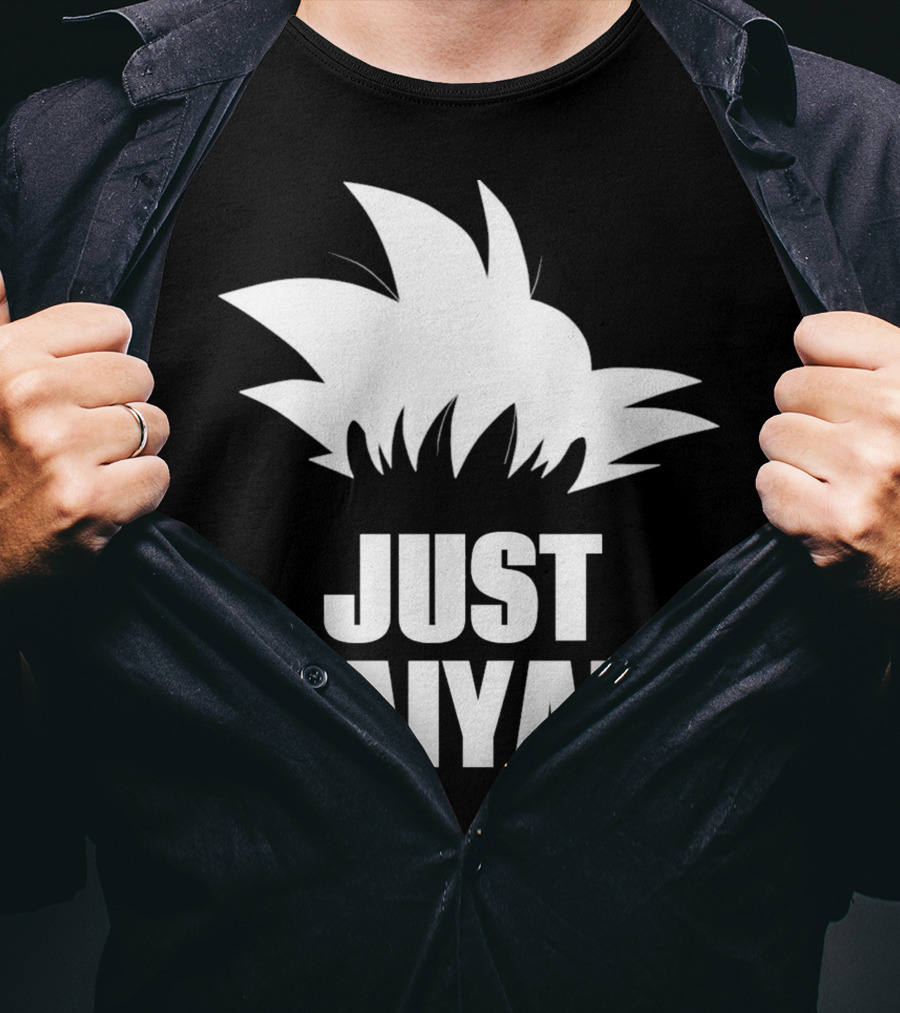 Just Saiyan Dragon Ball Z Super Saiyan Hair T-Shirt
