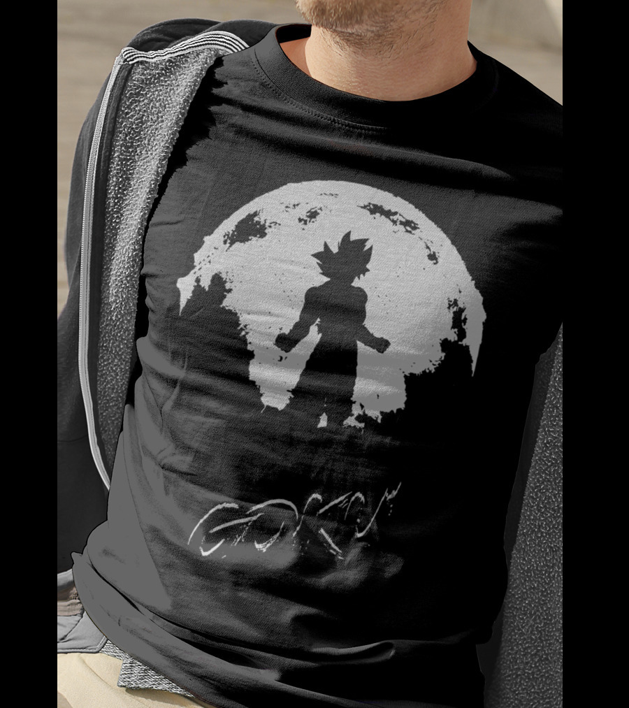 Goku Moon Hero T-Shirt