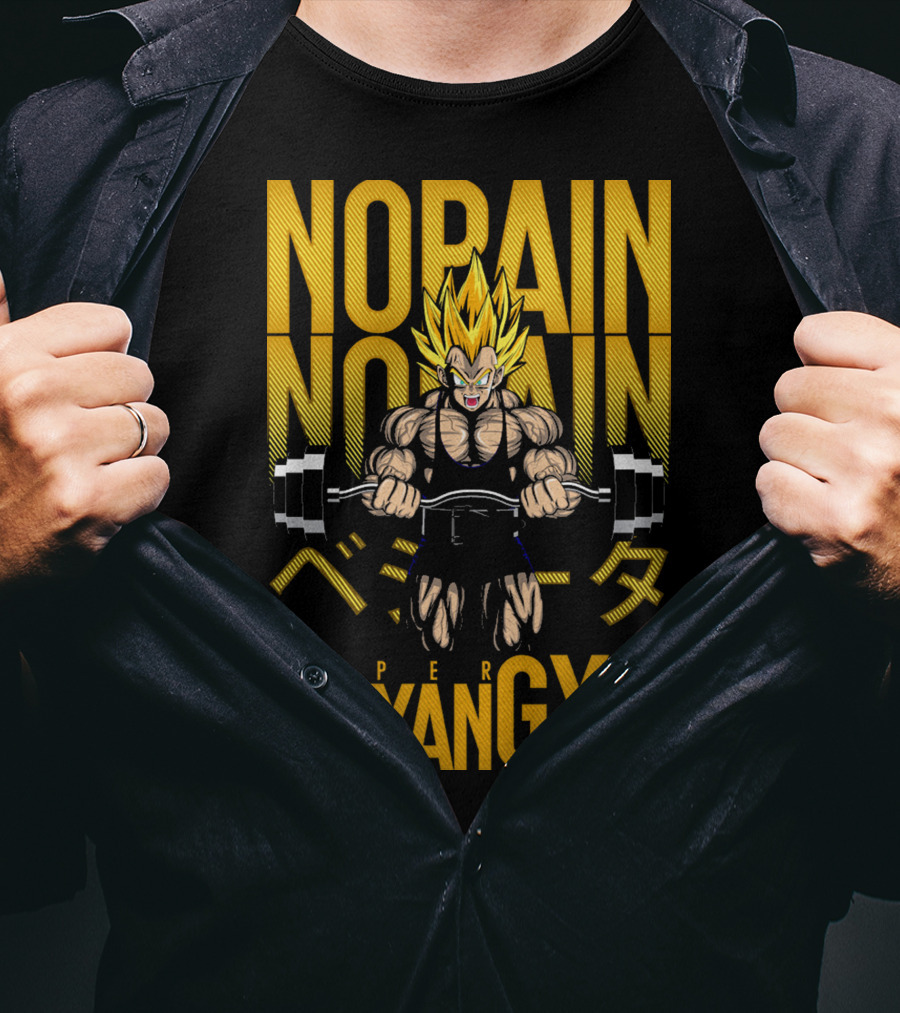 No Pain No Pain Super Saiyan Gym T-Shirt