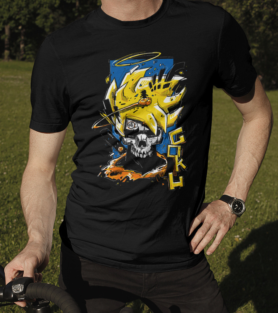 SkullGoku Super Saiyan Anime Fusion T-Shirt