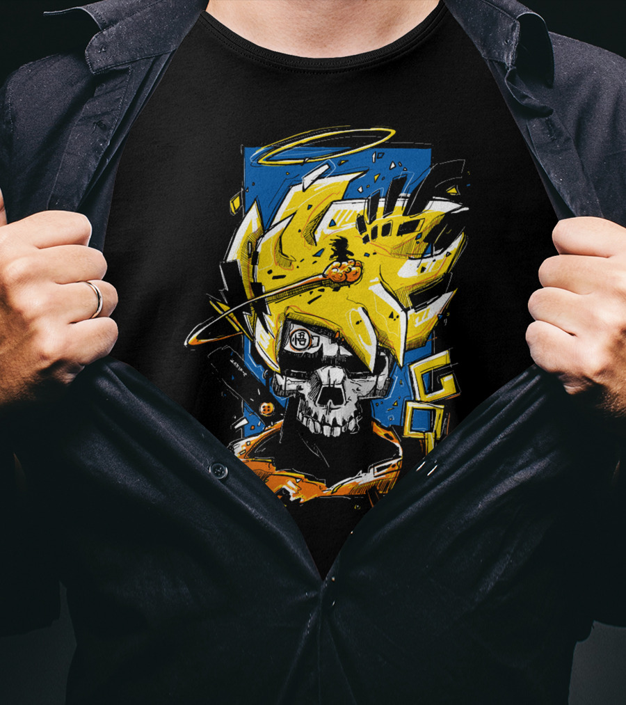 SkullGoku Super Saiyan Anime Fusion T-Shirt