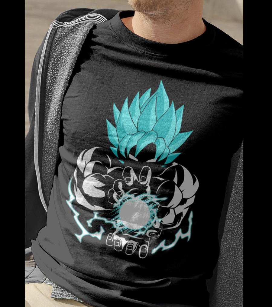 Super Saiyan Blue Energy Charge T-Shirt