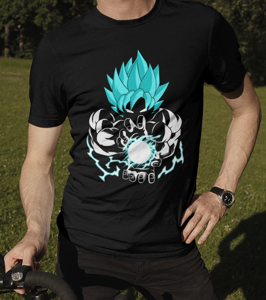 Super Saiyan Blue Energy Charge T-Shirt