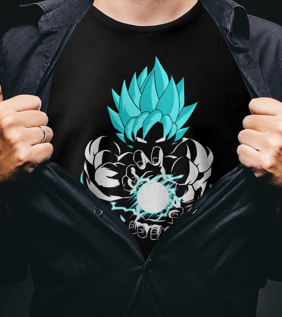 Super Saiyan Blue Energy Charge T-Shirt