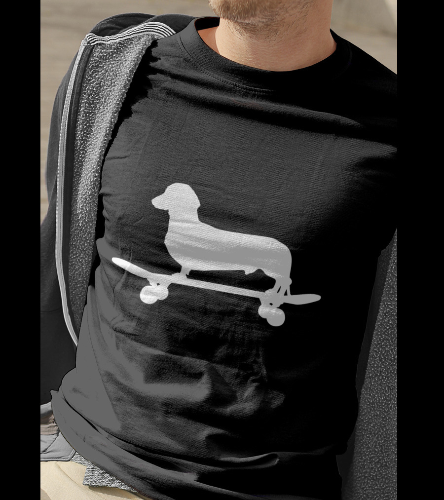 Dog Kute Skateboard T-Shirt